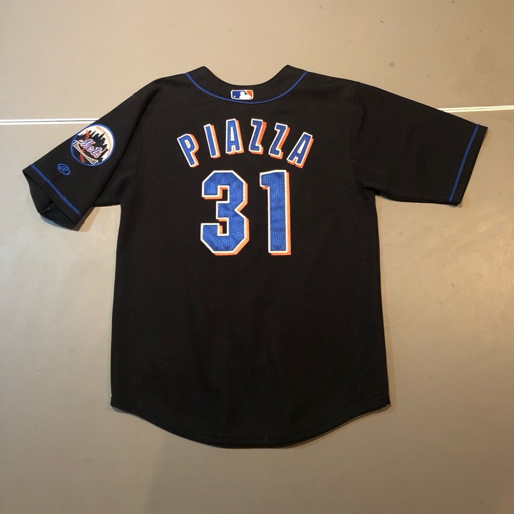 Mile Piazza Mets Jersey Used Boys XL